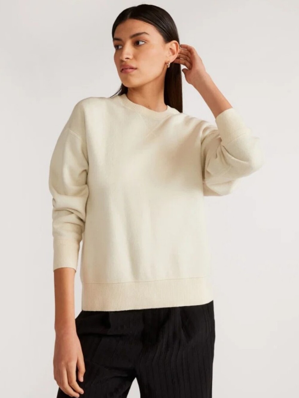 EVERLANE The Cotton-Merino Sweatshirt